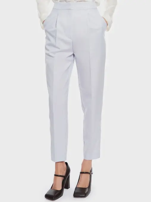 Брюки из шелка и хлопка EQ.ONA