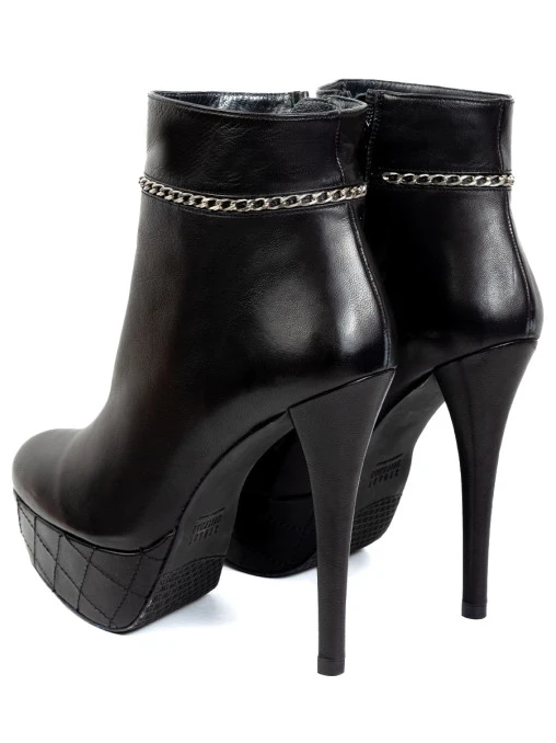 Ботильоны кожаные STUART WEITZMAN