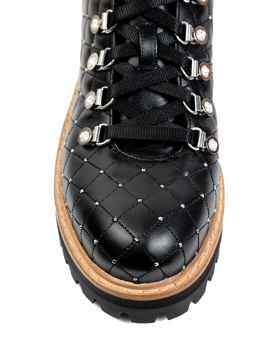 Ботинки кожаные на меху