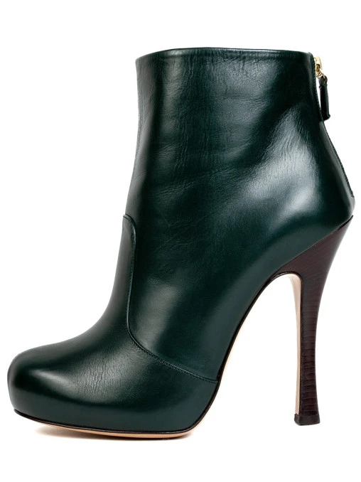 Ботильоны кожаные POLLINI