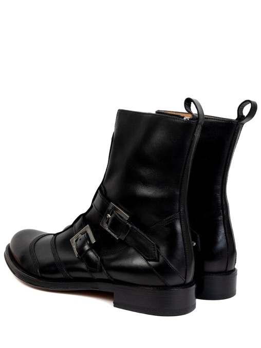 Ботинки кожаные VERSACE
