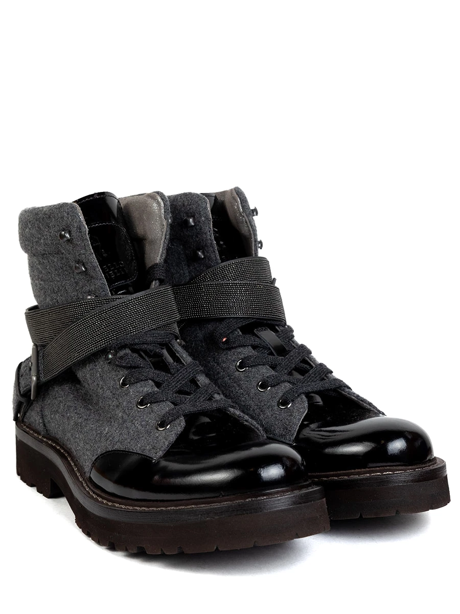 Ботинки комбинированные