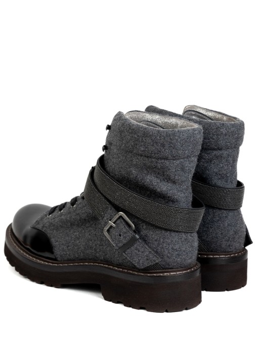 Ботинки комбинированные BRUNELLO CUCINELLI