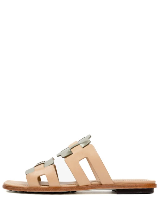 Шлепанцы кожаные TOD`S