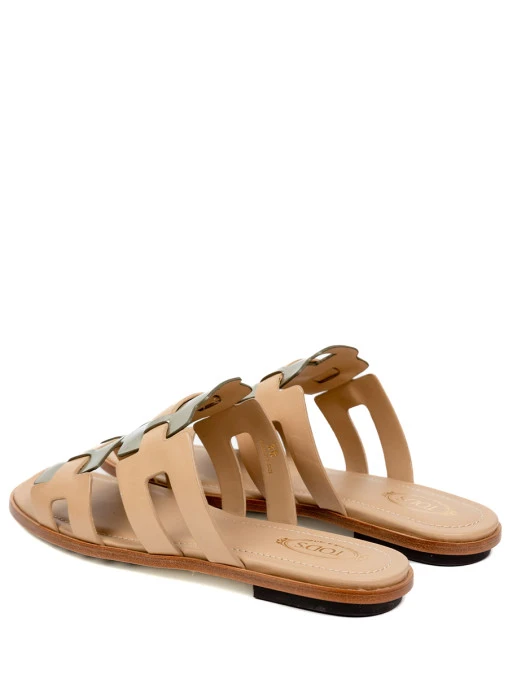 Шлепанцы кожаные TOD`S