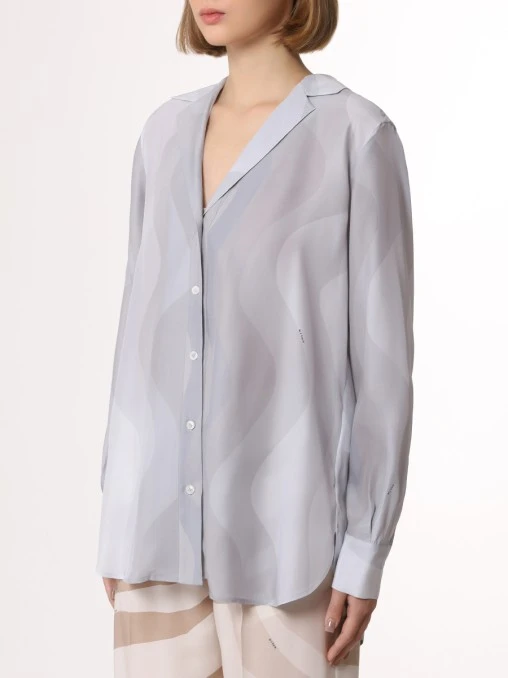 Блуза шелковая KITON
