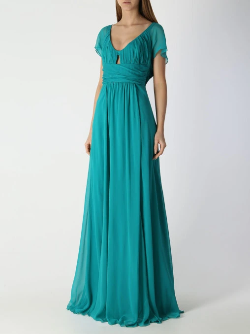 Платье шелковое ALBERTA FERRETTI