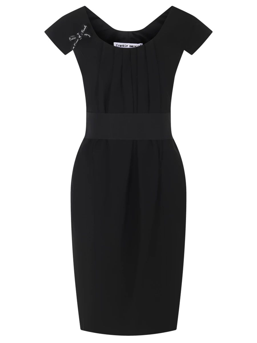 Платье из вискозы и шерсти