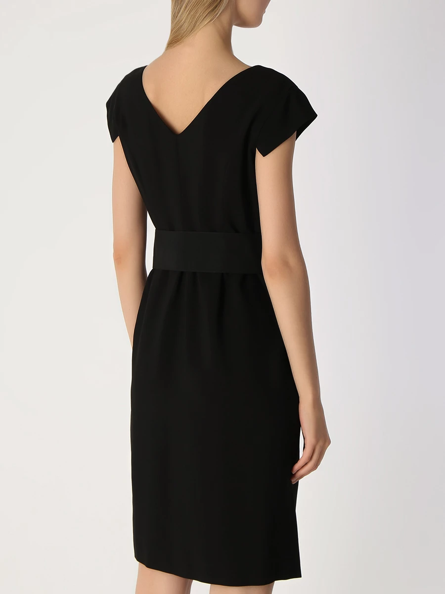 Платье из вискозы и шерсти