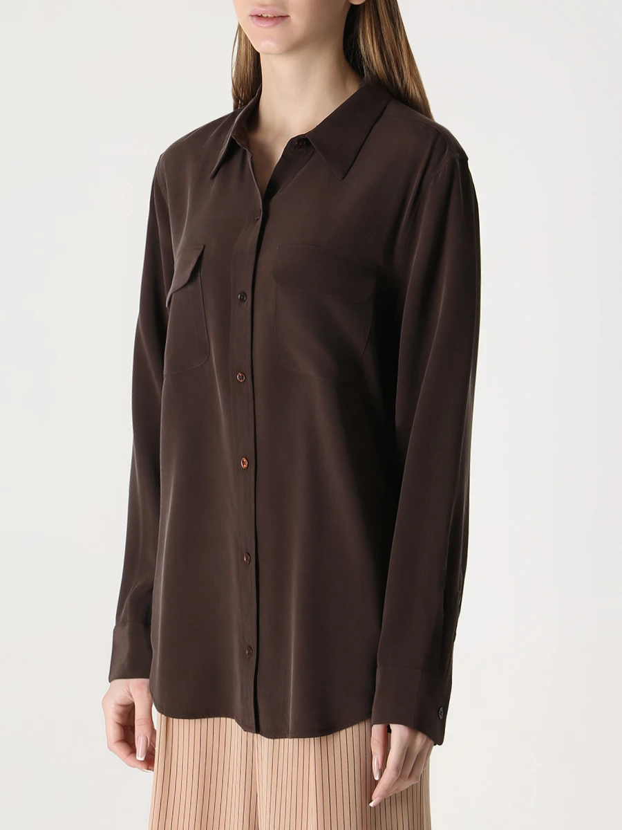 Блуза шелковая