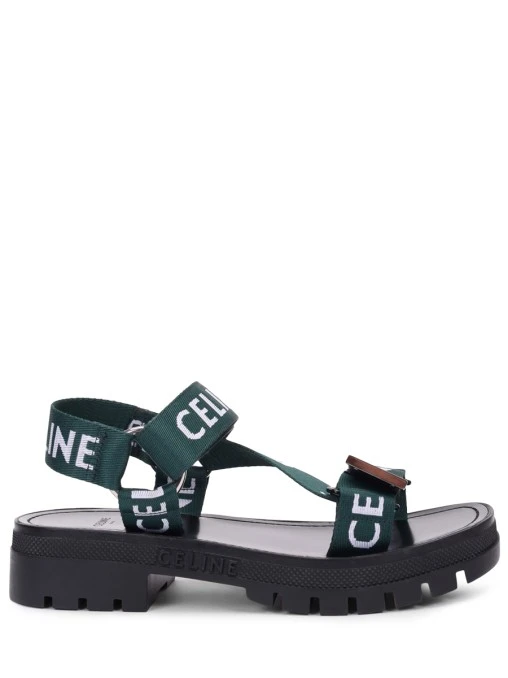 Сандалии текстильные CELINE