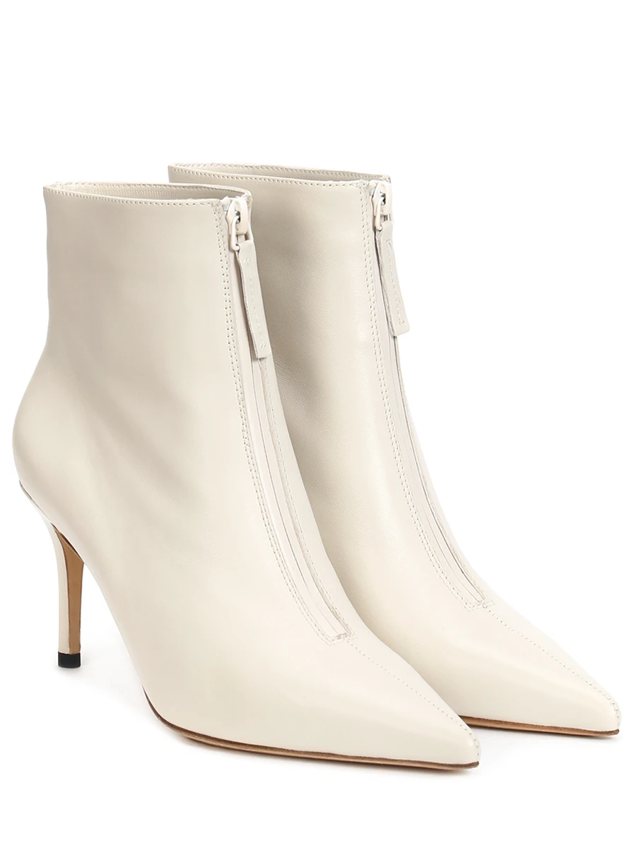 Ботильоны кожаные