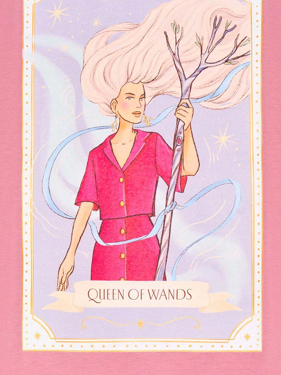 Футболка QUEEN OF WANDS хлопковая