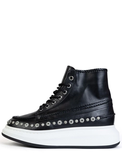 Кроссовки кожаные ALEXANDER MCQUEEN