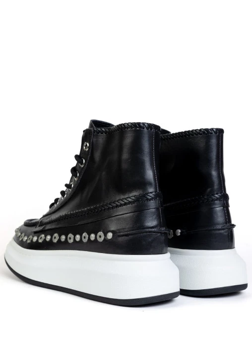 Кроссовки кожаные ALEXANDER MCQUEEN