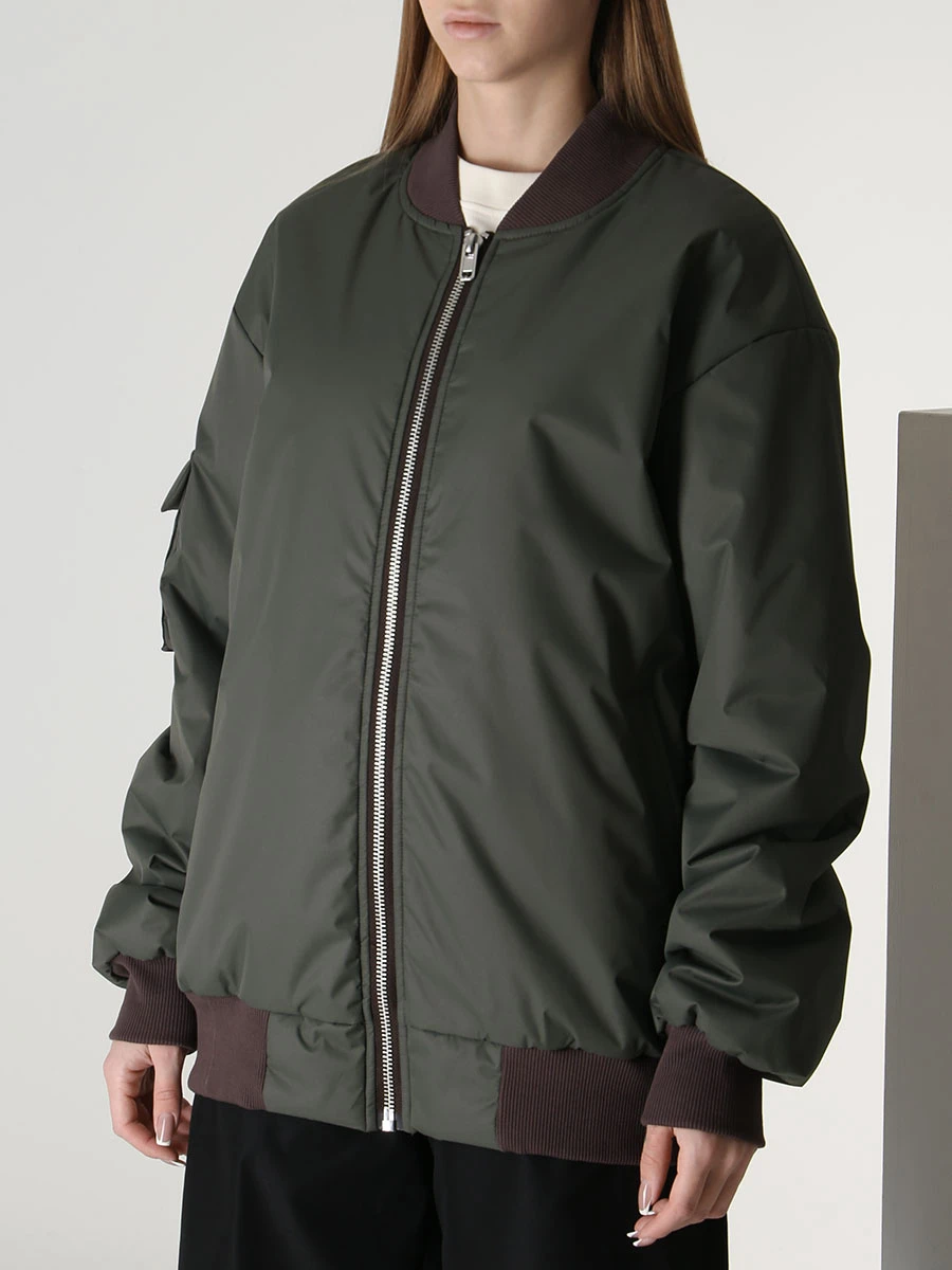 Бомбер Irbe Orange Lining Oversize Khaki