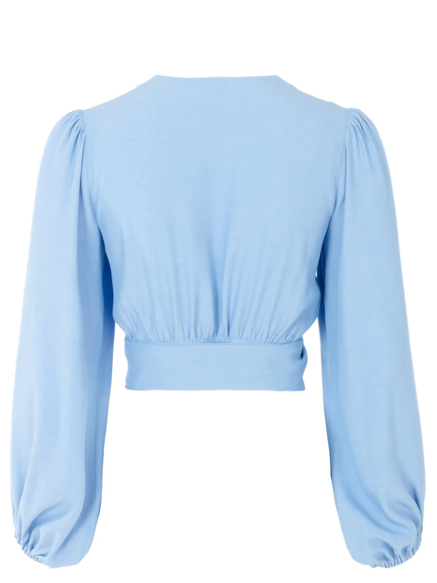 Блуза однотонная