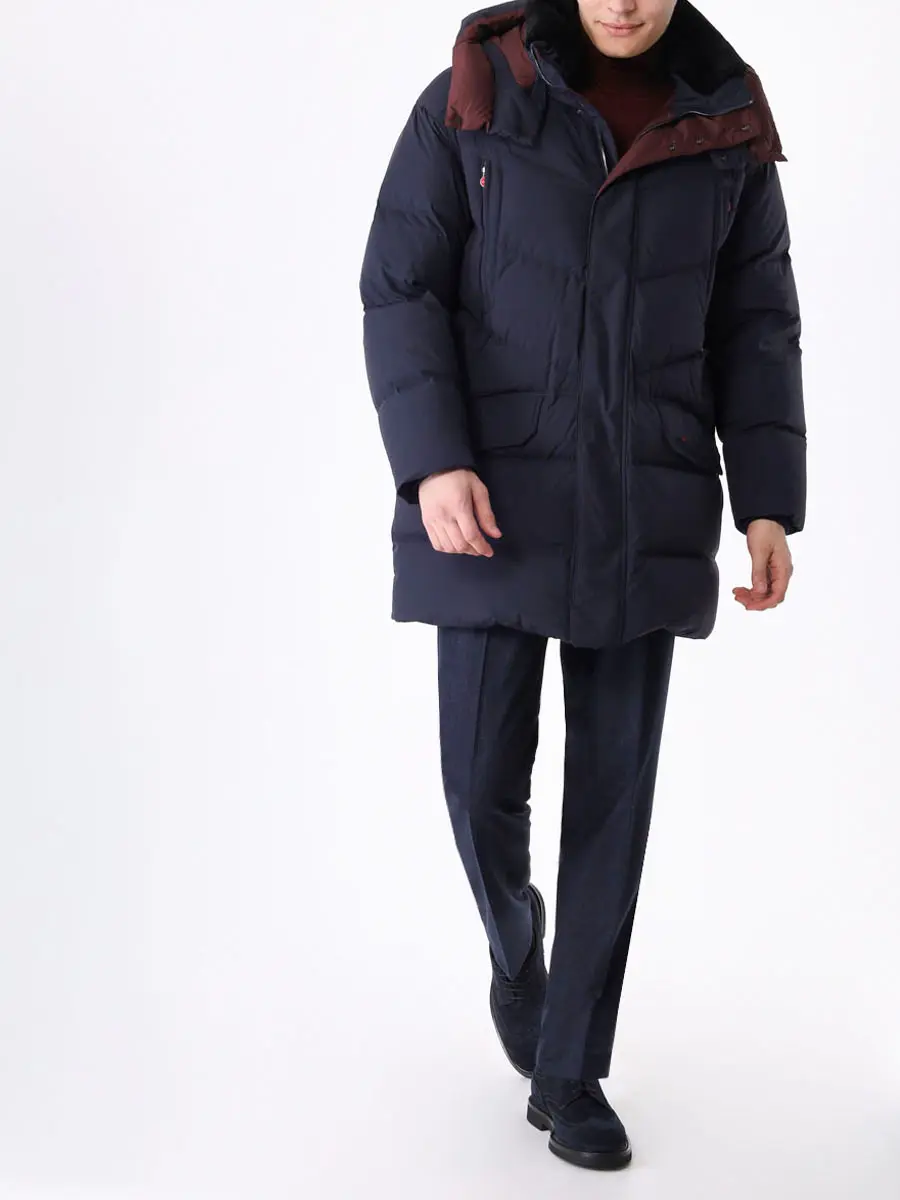 Пуховик стеганый