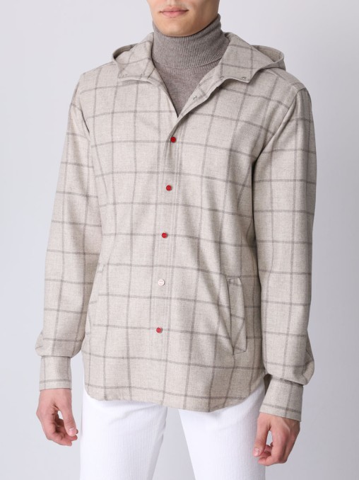 Рубашка шерстяная KITON