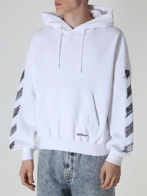 Худи хлопковое OFF-WHITE