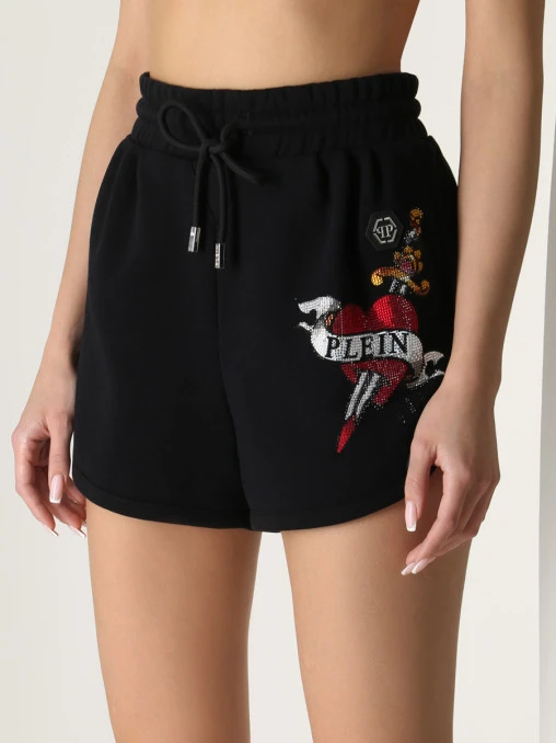 Шорты хлопковые PHILIPP PLEIN