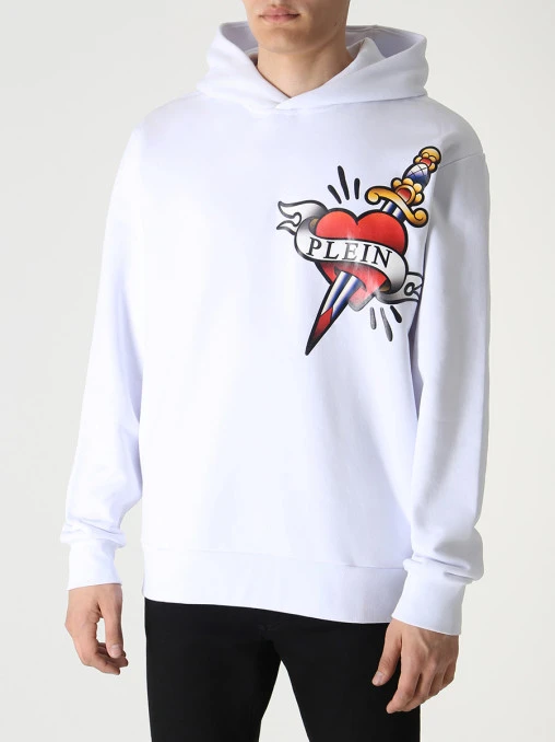 Худи хлопковое PHILIPP PLEIN