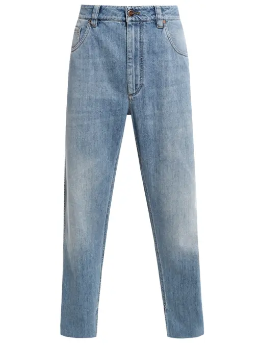 Джинсы хлопковые BRUNELLO CUCINELLI