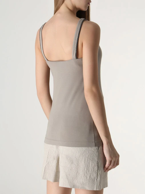 Топ хлопковый BRUNELLO CUCINELLI