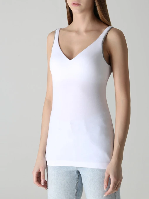Топ хлопковый BRUNELLO CUCINELLI