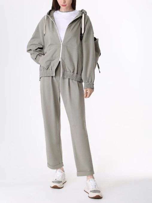 Брюки хлопковые BRUNELLO CUCINELLI