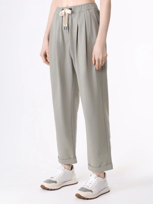 Брюки хлопковые BRUNELLO CUCINELLI