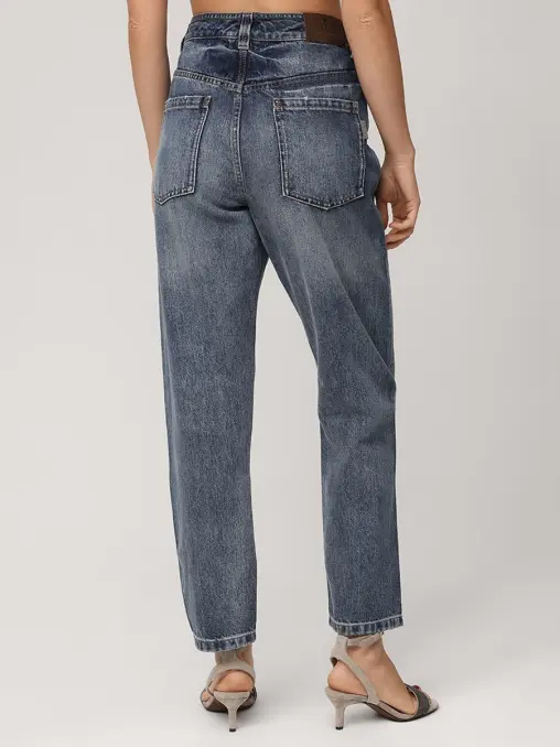 Джинсы хлопковые BRUNELLO CUCINELLI