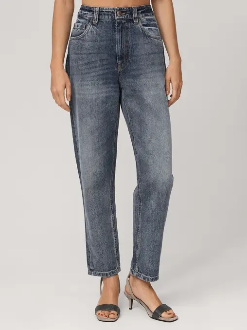 Джинсы хлопковые BRUNELLO CUCINELLI
