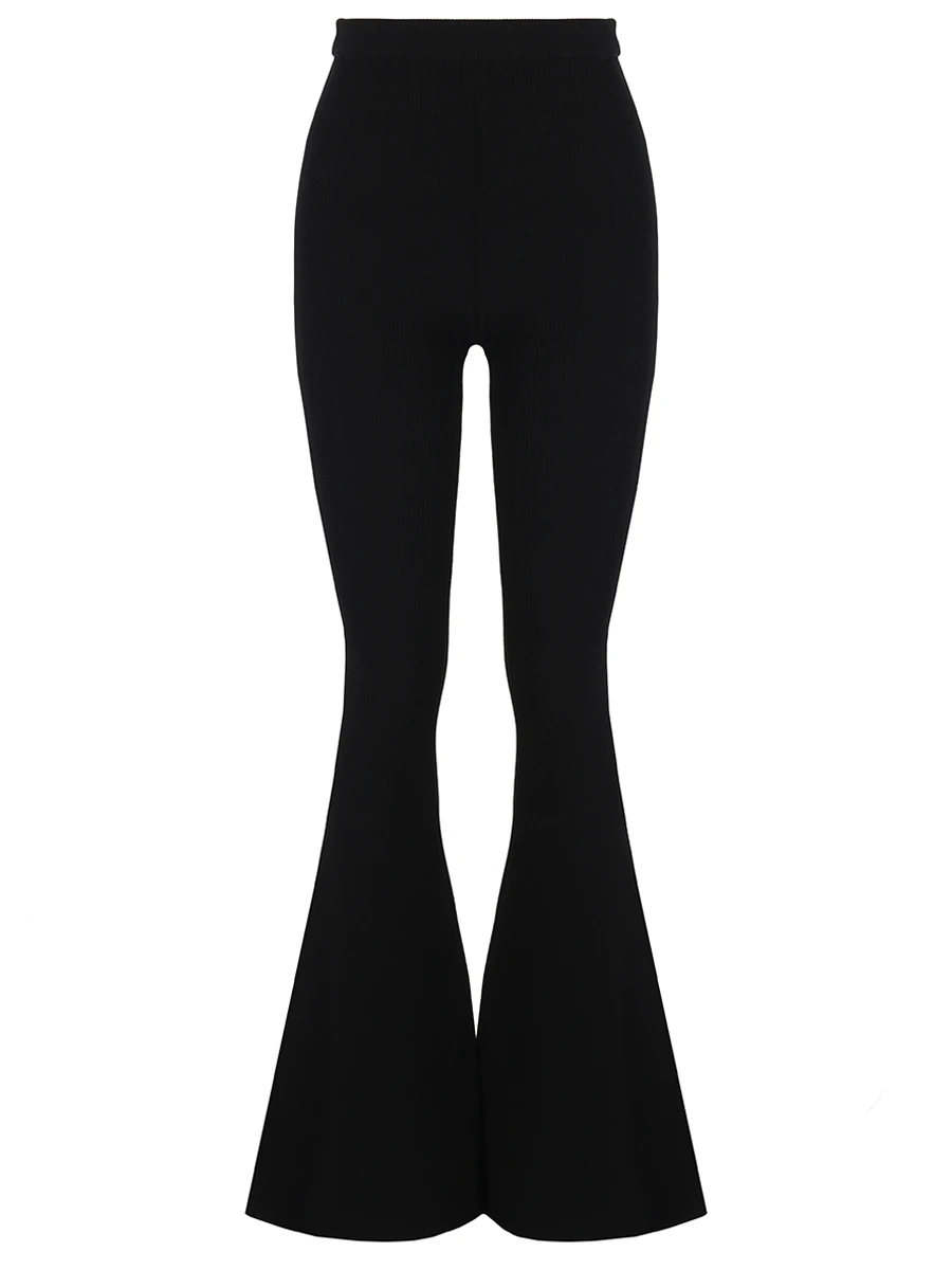 Брюки-клеш из вискозы