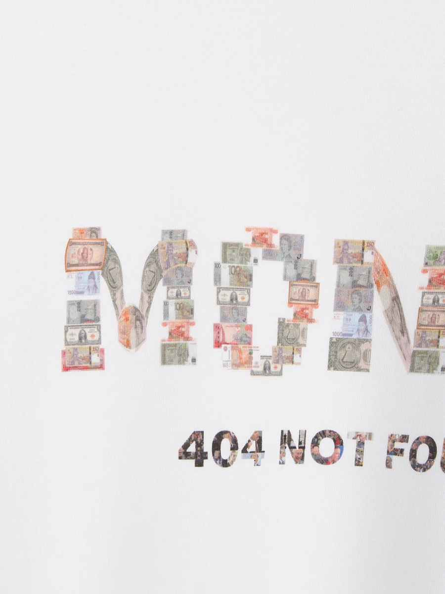 Свитшот хлопковый с принтом Money