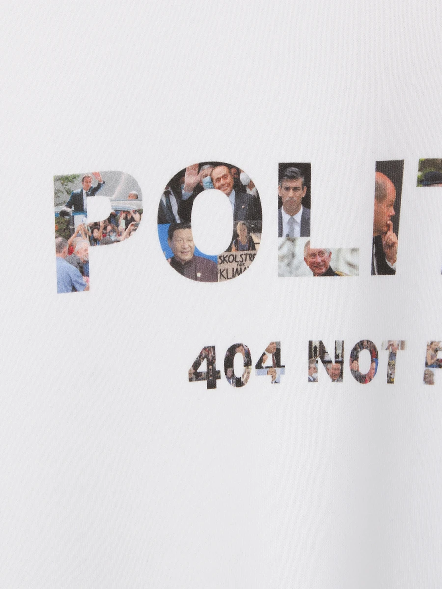 Свитшот хлопковый с принтом Politics