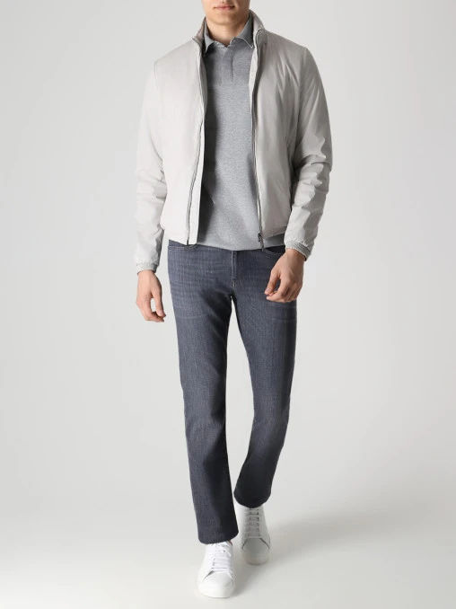 Поло Slim Fit хлопковое BOSS