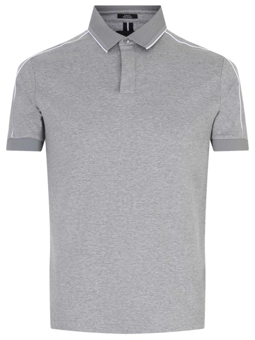 Поло Slim Fit хлопковое BOSS