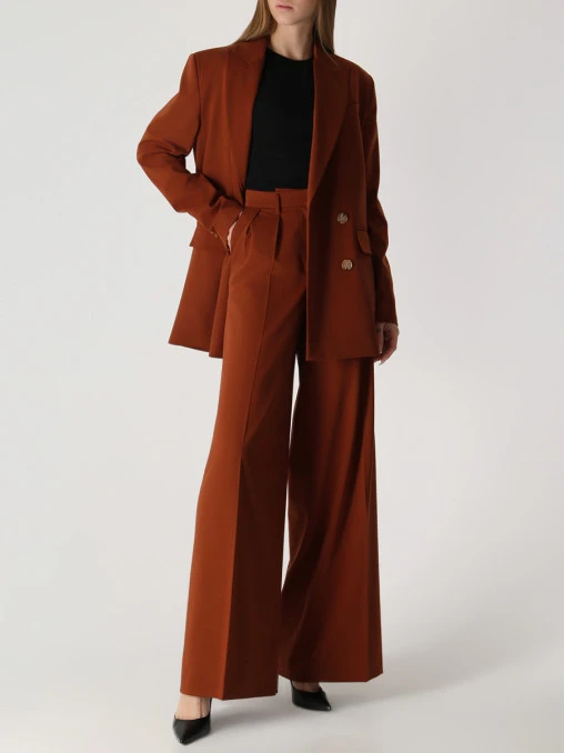 Брюки-палаццо однотонные ANSEL