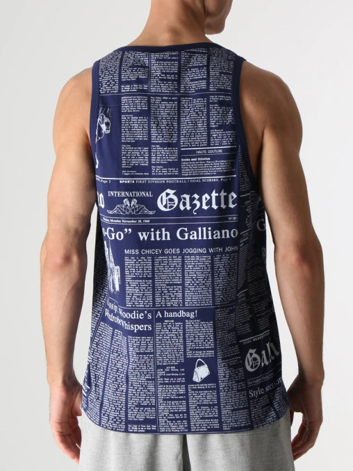 Майка хлопковая JOHN GALLIANO