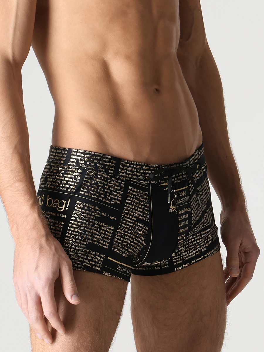 Шорты плавательные с принтом