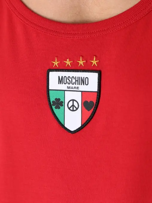 Майка хлопковая MOSCHINO
