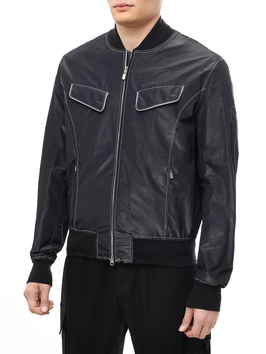 Бомбер однотонный