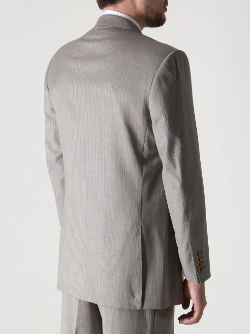 Костюм шерстяной в полоску CANALI
