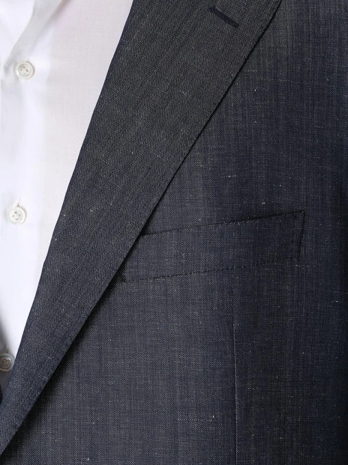 Пиджак из шерсти и льна CORNELIANI