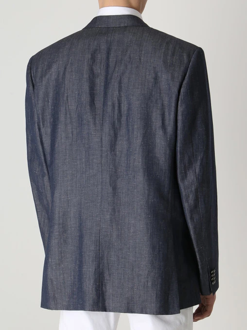 Пиджак из шерсти и льна CORNELIANI