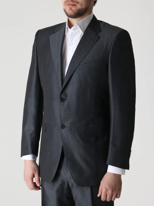Костюм шерстяной в полоску CANALI