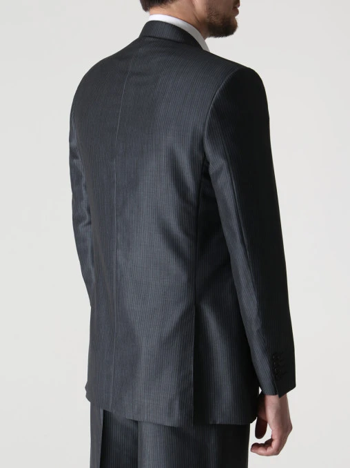 Костюм шерстяной в полоску CANALI