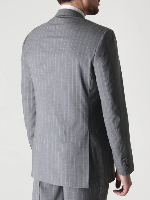 Костюм шерстяной в полоску BRIONI