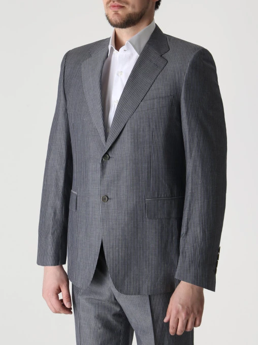 Костюм шерстяной в полоску CANALI